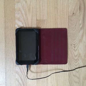 Tablet with Tablet Case